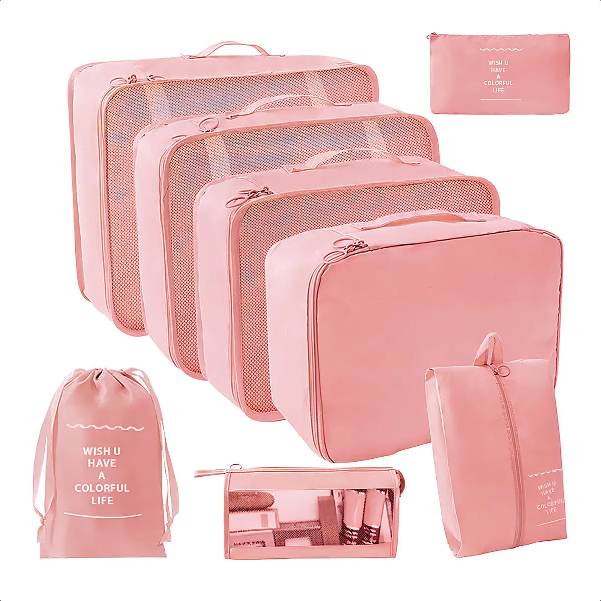 SET ORGANIZADOR DE MALETA 8 EN 1
