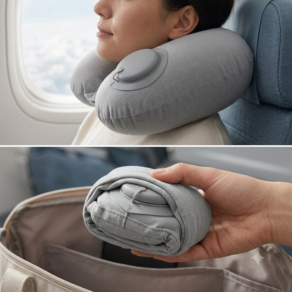 ALMOHADA DE VIAJE PARA EL CUELLO