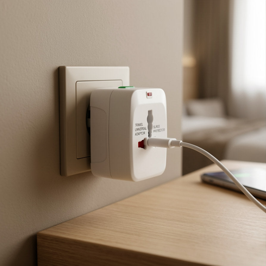 ADAPTADOR UNIVERSAL DE ENCHUFE PARA VIAJE